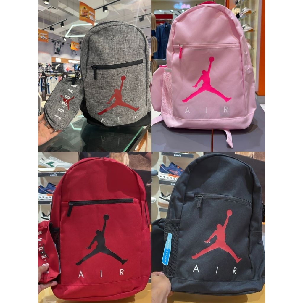 BACKPACK JORDAN FREE PENCIL CASE | TAS RANSEL NIKE JORDAN | BACKPACK SEKOLAH ORIGINAL
