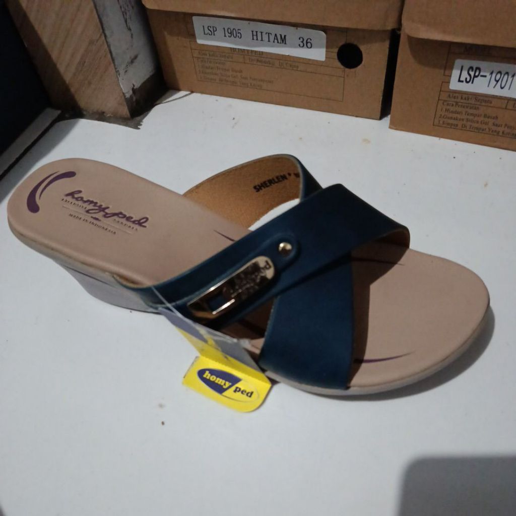 Homyped Sherlen n61 Sandal wedges wanita sandal slop wanita sandal Homyped original