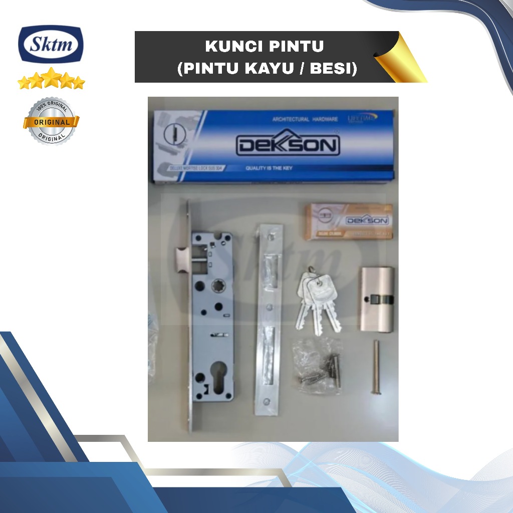 Kunci Pintu (Pintu Kayu/Besi) Komponen Pintu Garasi Sliding Tikung Lipat