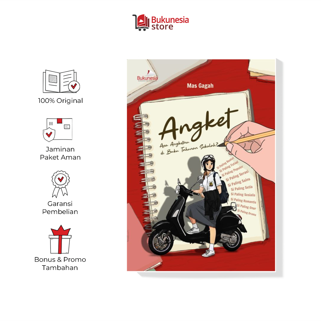 Bukunesia | Angket: Apa Angketmu di Buku Tahunan Sekolah? | Novel Romansa Remaja