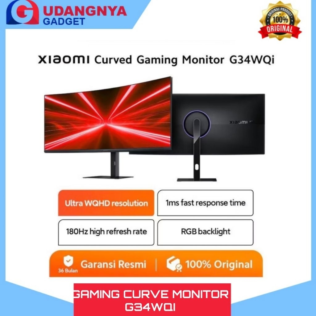 XIAOMI CURVE MONITOR 34 INCH G34WQI