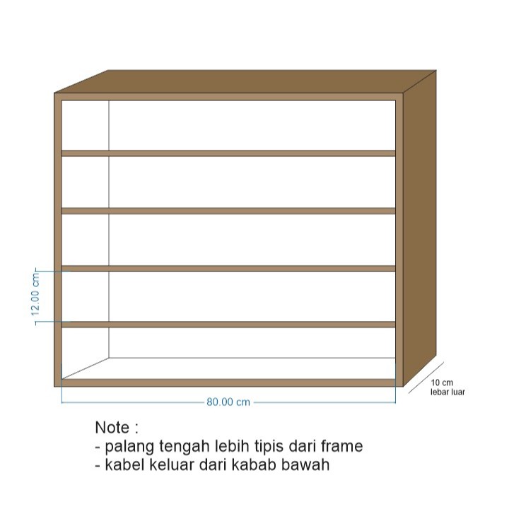 Rak diecast figure kayu jato belanda lampu led + tutup akrilik slide kanan kiri