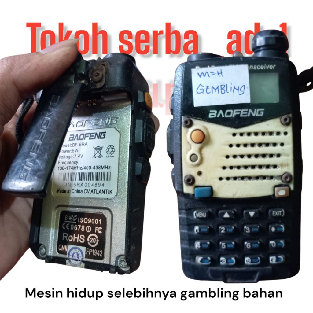 Ht Baofeng BF-888S Bahan gambling