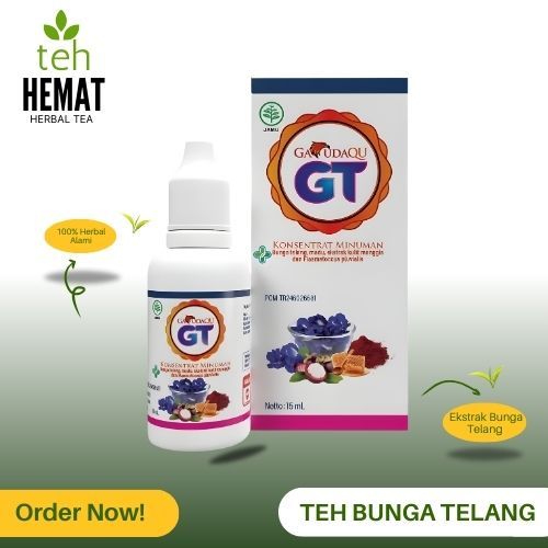 GT Garudaqu Konsentrat Bunga Telang Herbal Diabetes Stabilkan Gula Darah