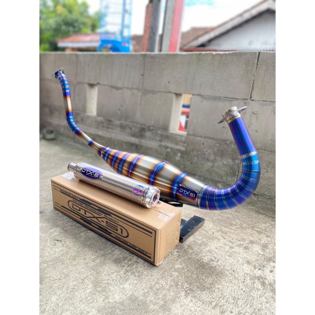KNALPOT NINJA 150 Titanium original dtx51