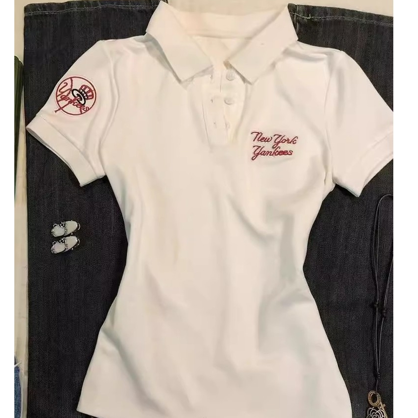 Dainty Vogue Kaos Lengan Pendek Motif Retro Untuk Wanita - Atasan Fashion Musim Panas Terbaru