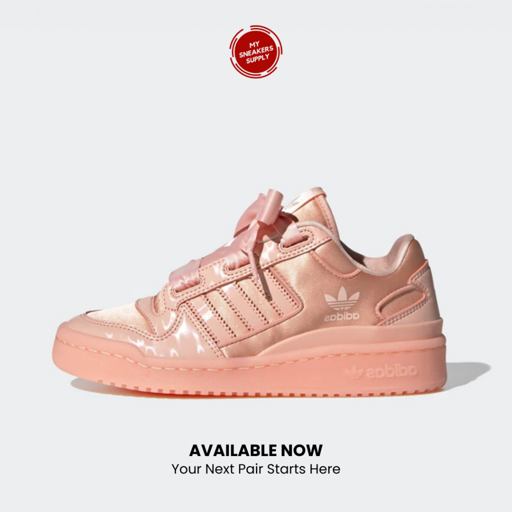 Sepatu Sneakers Adidas Forum Satin Low Glow Pink - [FY8823] [BARU]