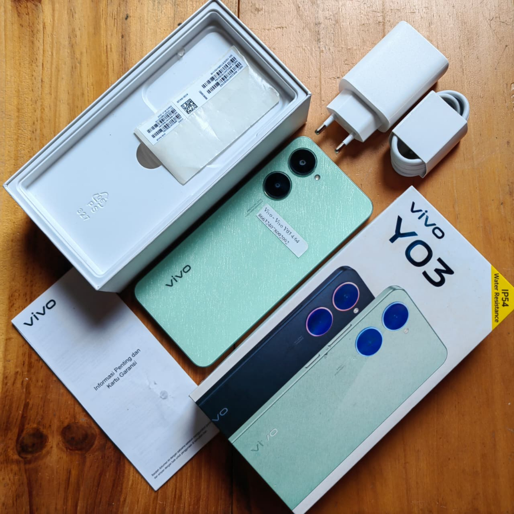 VIVO Y03 SECOND 4/64GB HANDPHONE SECOND HP SEKEN HP BEKAS HP MURAH