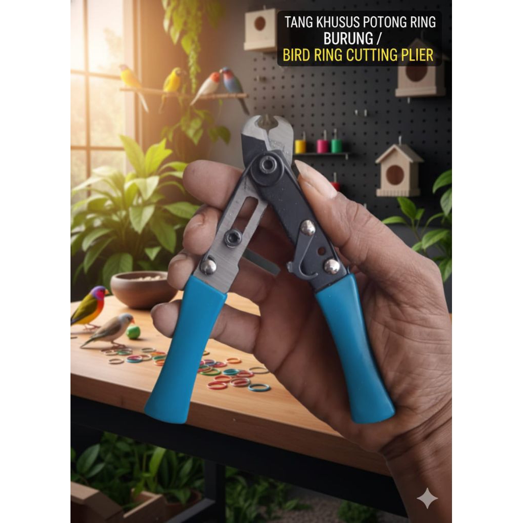Tang khusus potong ring burung/bird ring cutting pliers