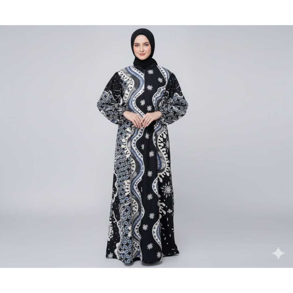 Gamis Gaun Abaya Daster Terbaru Kekinian Rayon Adem Yumna By Leamore Butik