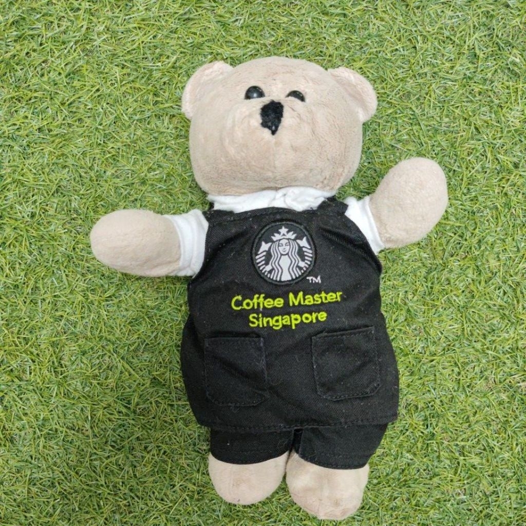 Boneka Beruang Starbucks Bearista Coffee Master Singapore 2019 No Tag - hadiah ulang tahun