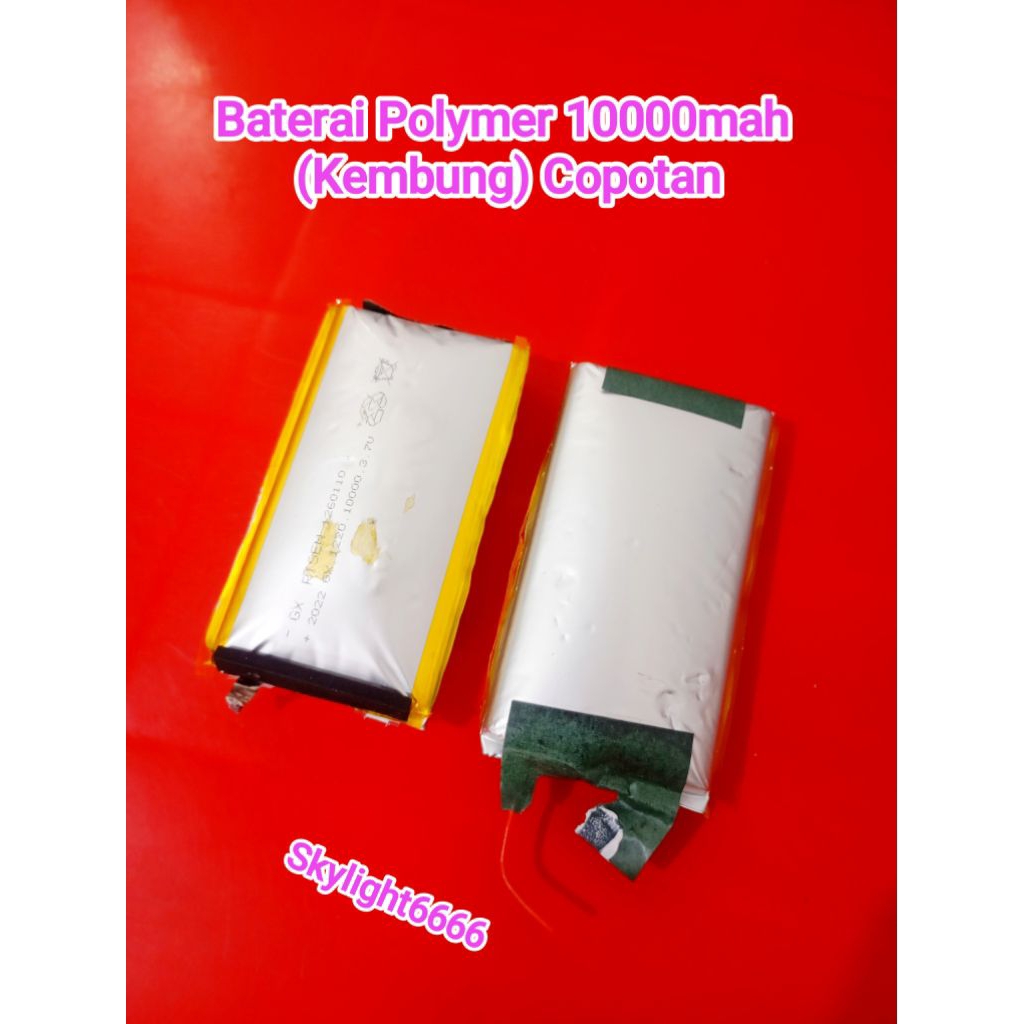 Baterai Polymer 10000mah (Kembung) Copotan