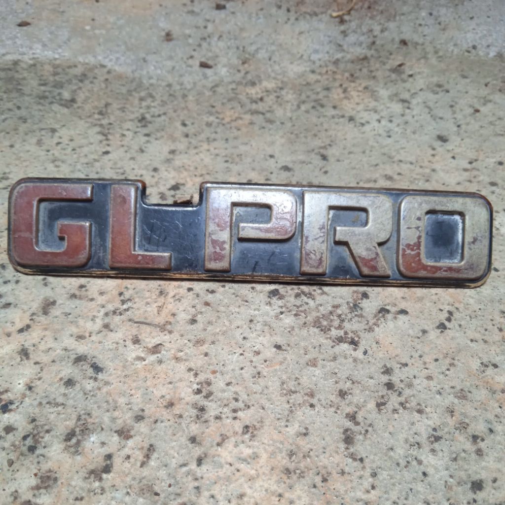 Emblem Cover Box Aki Accu Ori Original Copotan Honda Gl Pro GlPro Neotech