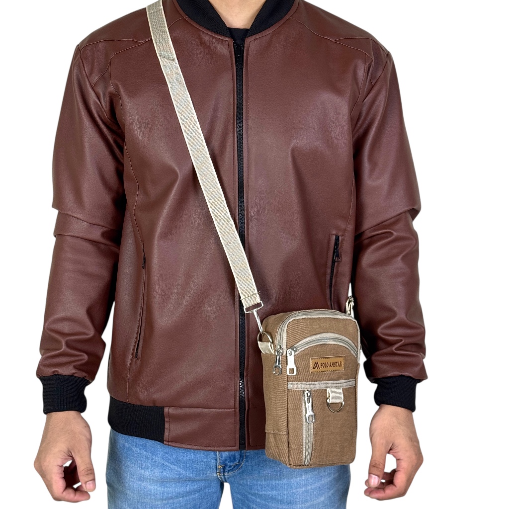 POLO AMSTAR - Tas Pria Tas Selempang Mini Tas HP