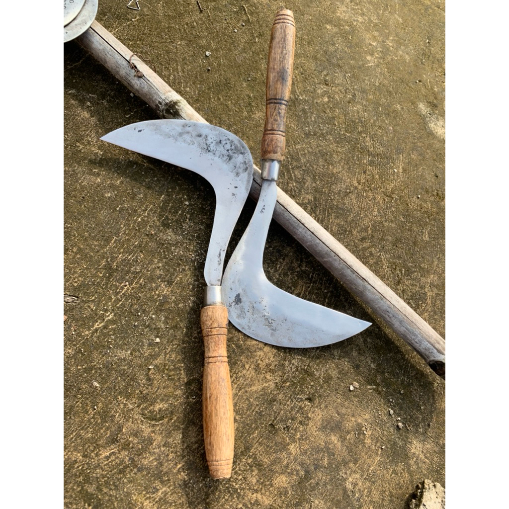 Arit Asli garut bahan baja per/bentuk Gaet atau tanjungsarian/gagang sonokeling berkualitas