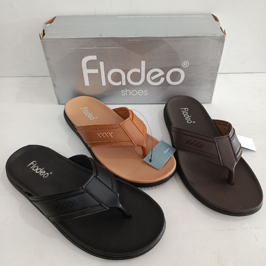 Sandal Jepit Kasual Pria Merk Fladeo | Sandal Sopan Fladeo | Sandal Fladeo