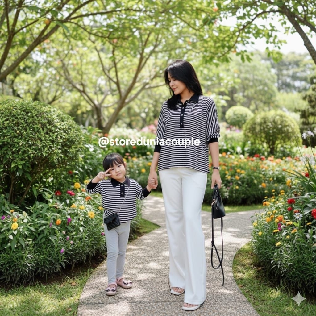 Bela Couple Ibu Dan Anak Perempuan / Baju Couple Ibu Dan Anak Perempuan / Blouse Couple Ibu Anak Per