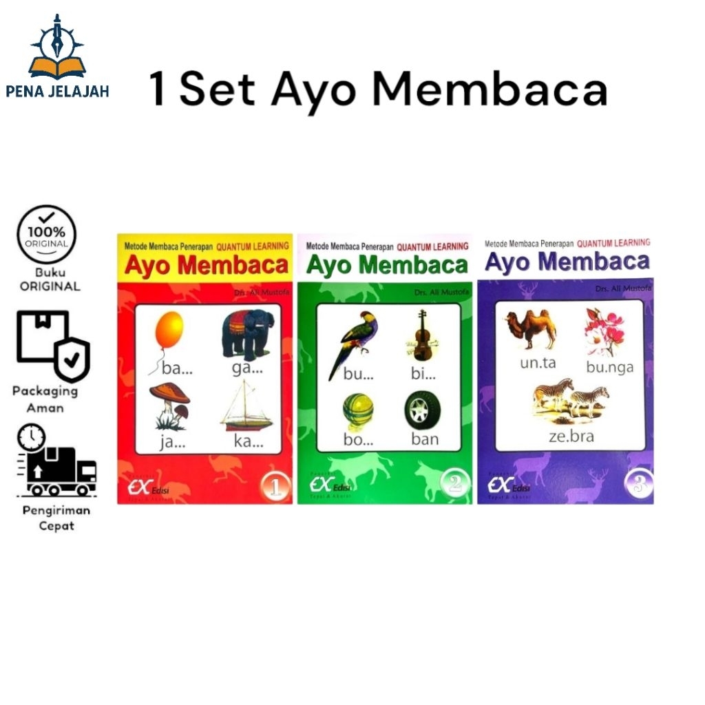 1 Set Ayo Membaca - Ayo Membaca