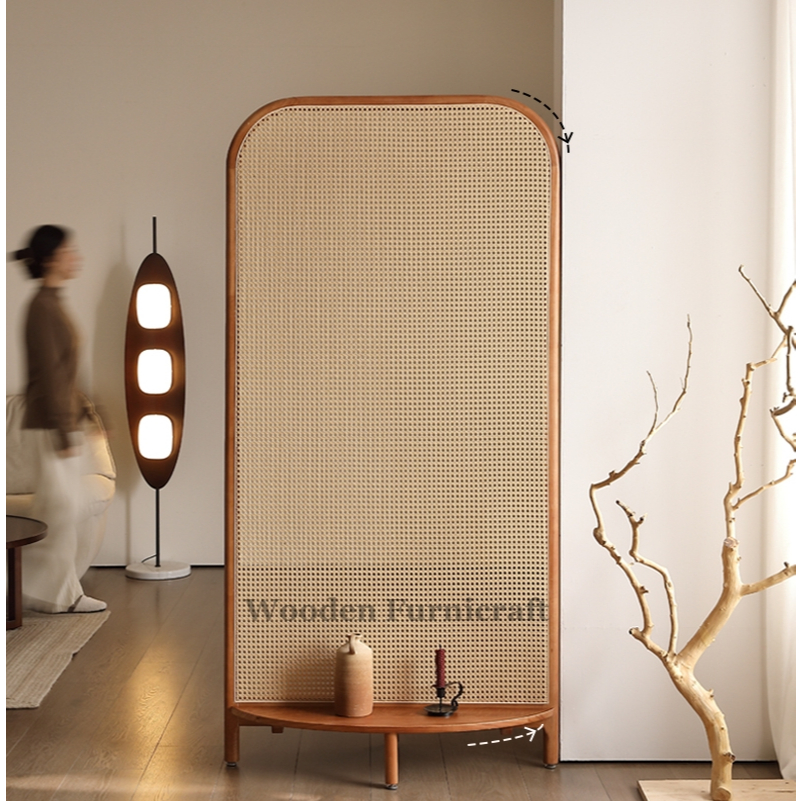 Wooden Furnicraft Rak Partisi Rotan Tatami Furniture Jepara