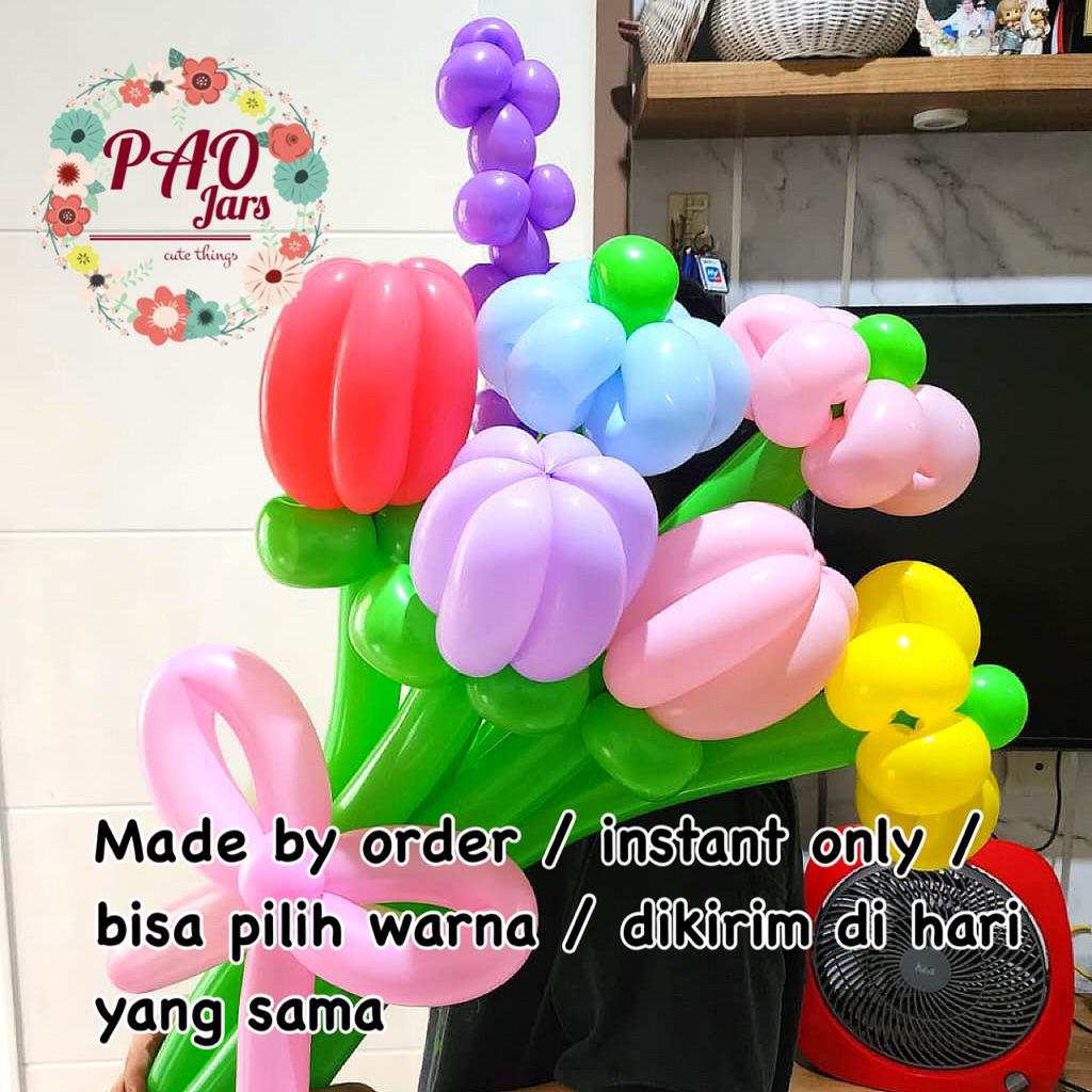 BACA DISKRIPSI / custom bunga buket balon / buket bunga balon / buket bunga wisuda ulang tahun hari 