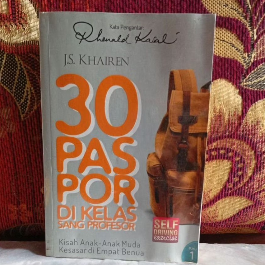 Buku Original 30 PASPOR DI KELAS SANG PROFESOR BUKU 1 J S. KHAIREN Bekas
