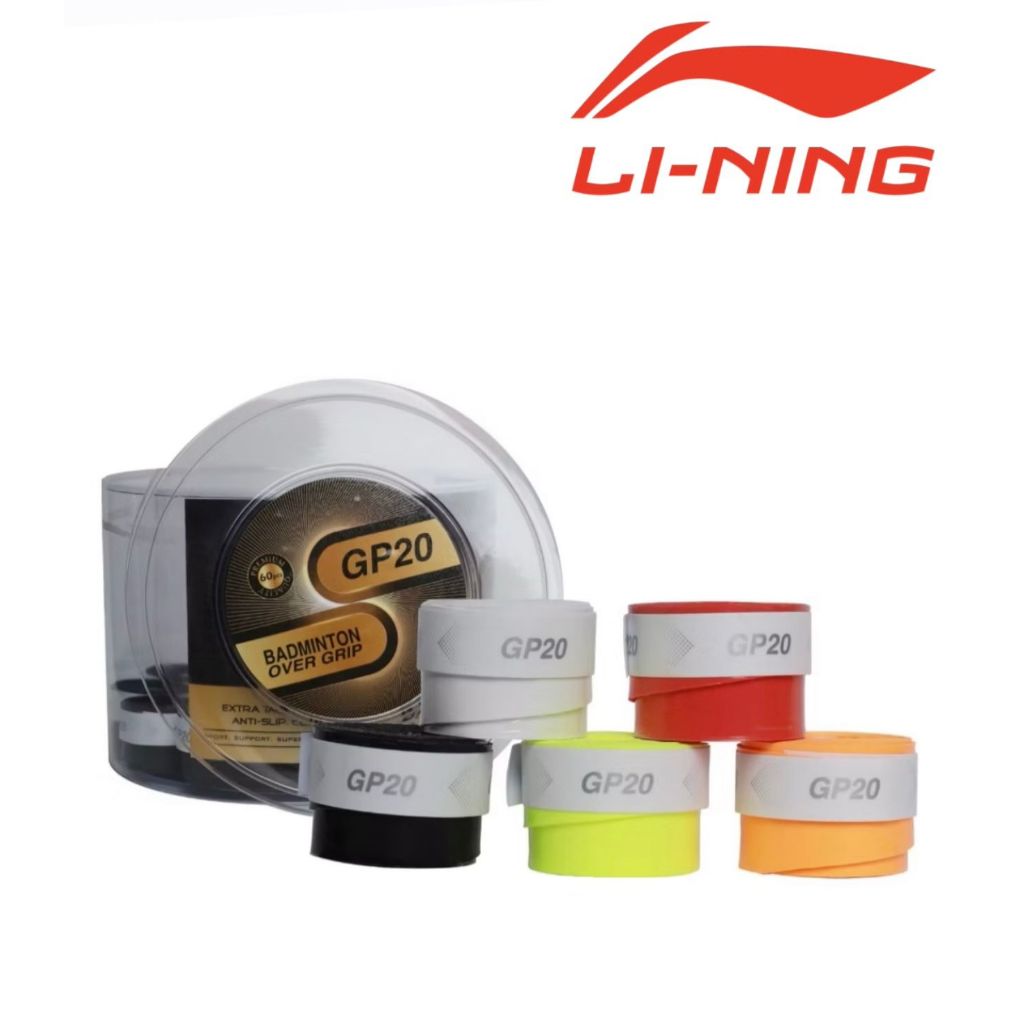 GRIP KARET BULAT LINING GP 20 GP20 1BOX ISI 60PCS LINING / PEGANGAN RAKET LINING GP20 ORIGINAL