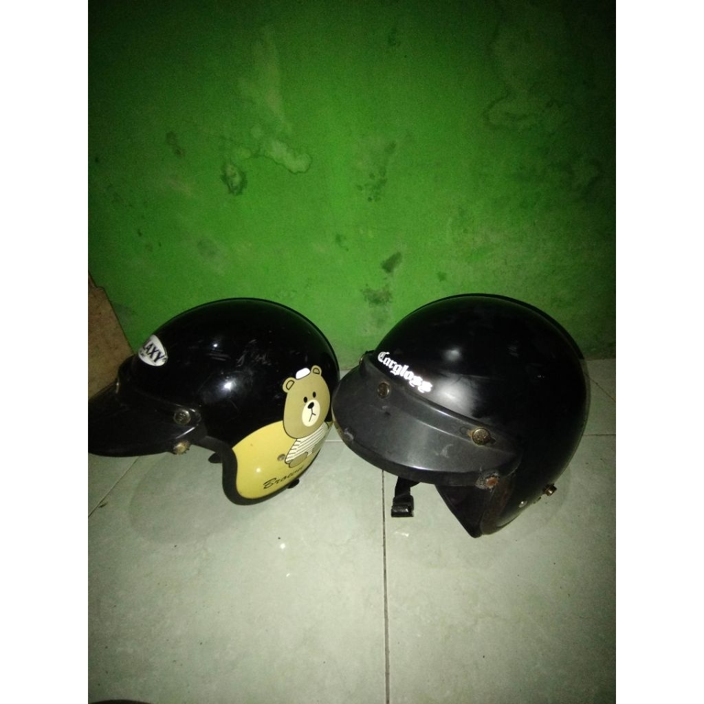 helm retro/bogo Kondisi bekas 50 rb dapat 2