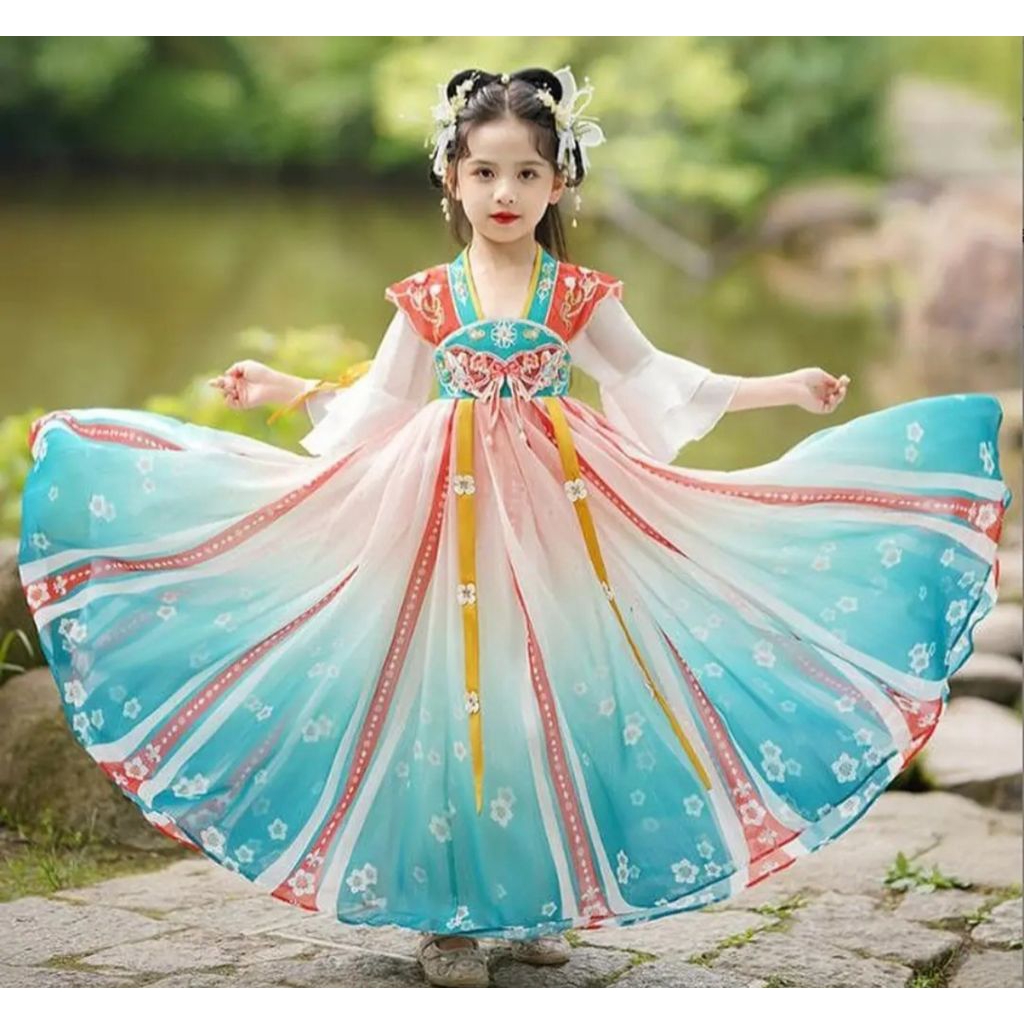 [VIANNA] DRESS IMLEK ANAK HANFU QIPAO