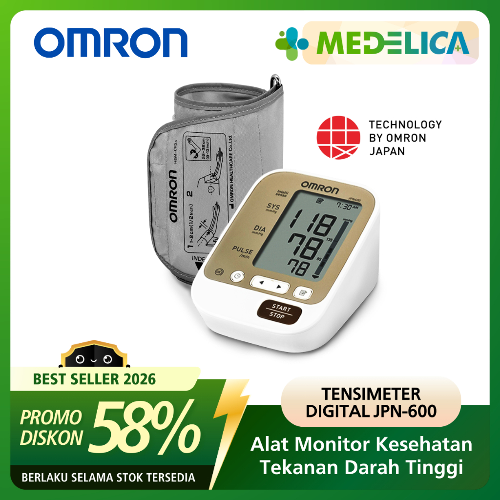 Tensi Digital OMRON JPN 600 | Tensi Omron | Tensimeter Digital Omron