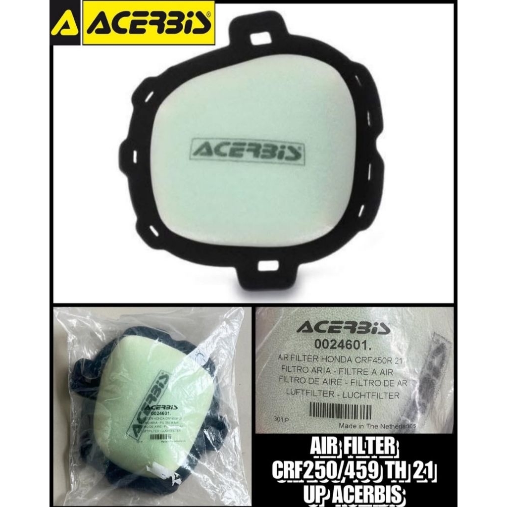 AIR FILTER CRF 250 450 ACERBIS 2021 2022 2023 2024 2025 2026