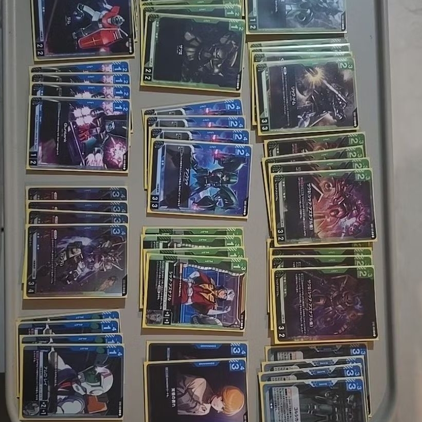 Gundam Card Game Deck- blue green one year war