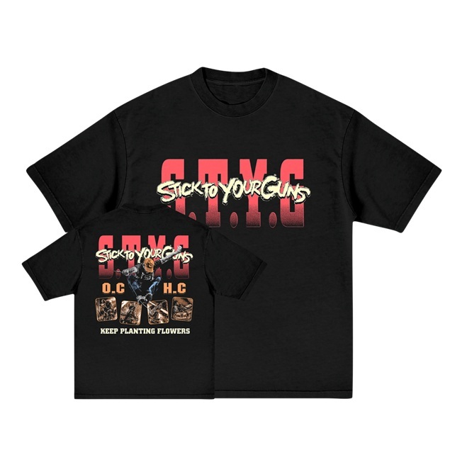 STICK TO YOUR GUNS KPF LIVE TAG GILDAN HEAVY SIZE M T SHIRT