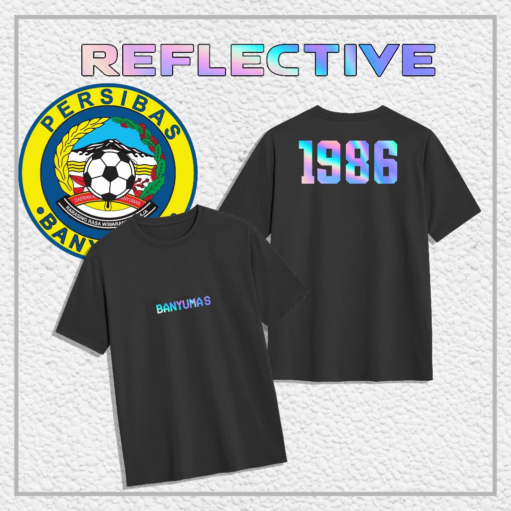 Kaos PERSIBAS Banyumas "Banyumas Reflektif" // Supporter / Hooligans Combed 24s