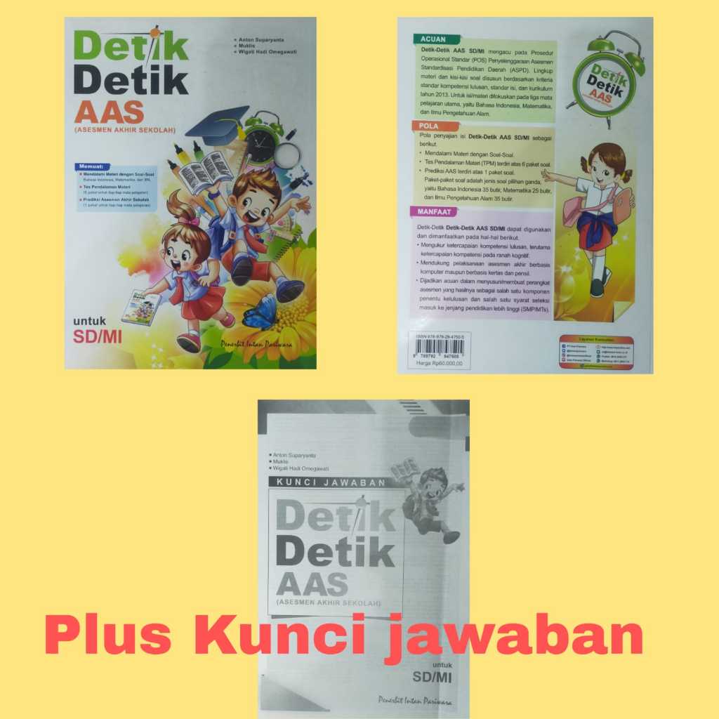 Detik Detik AAS (Asesmen Akhir Sekolah) SD/MI - Intan Pariwara