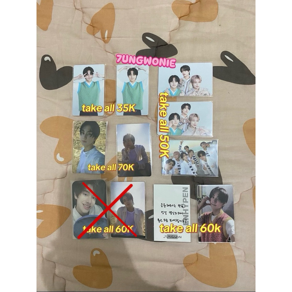 PHOTOCARD JUNGWON ENHYPEN