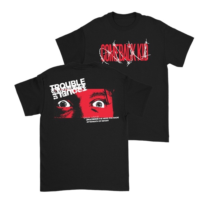 COMEBACK KID TROUBLE TAG GILDAN HEAVY T SHIRT
