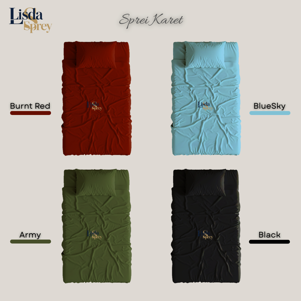 Sprei Polos Ukuran 70x200x15 70x200x20 Single Size