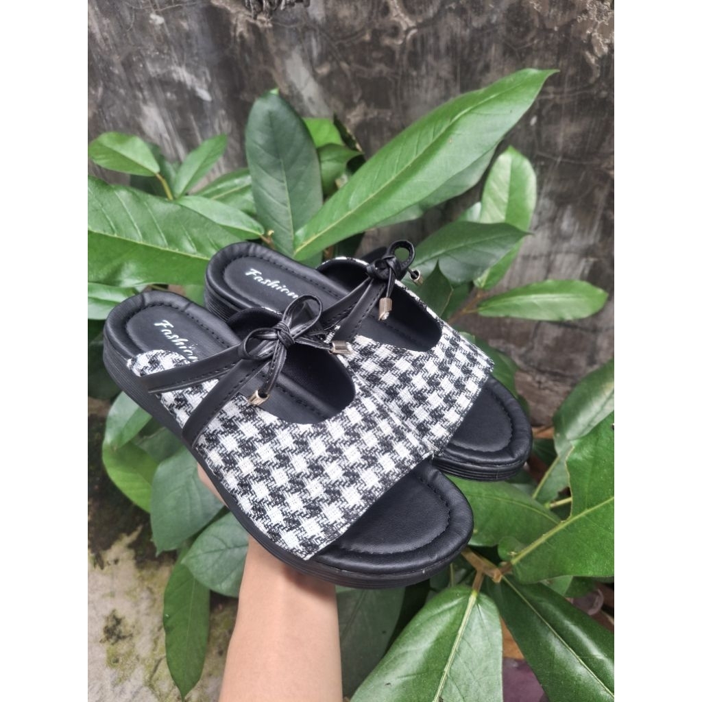 Sandal cewek hari raya viral, sandal wedges ,sandal cewek viral ,sandal promo romadhon hari raya