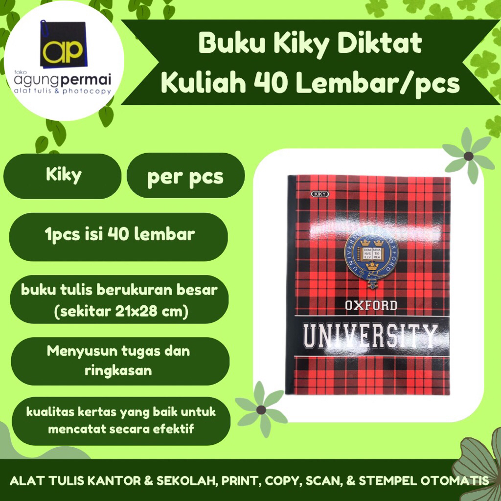 Buku Tulis Diktat Kuliah/pcs