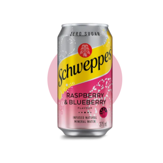 Schweppes Raspberry & Blueberry drink