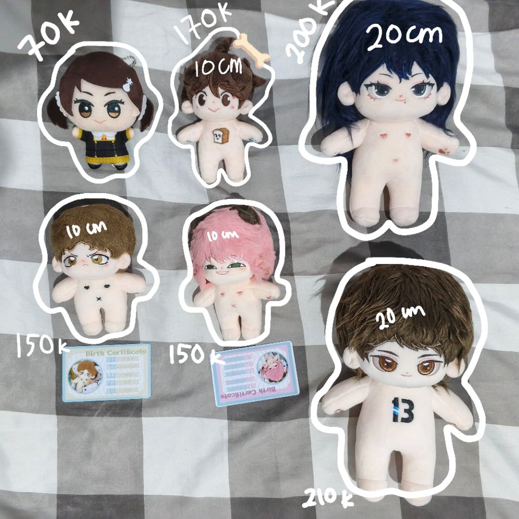 Doll Boneka Anime 10cm 20cm Haikyuu SPY X Family