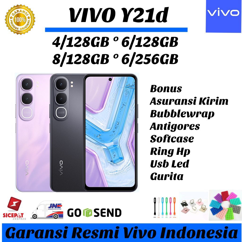 VIVO Y21d 4/128GB | 6/128GB | 8/128GB | 6/256GB GARANSI RESMI VIVO INDONESIA
