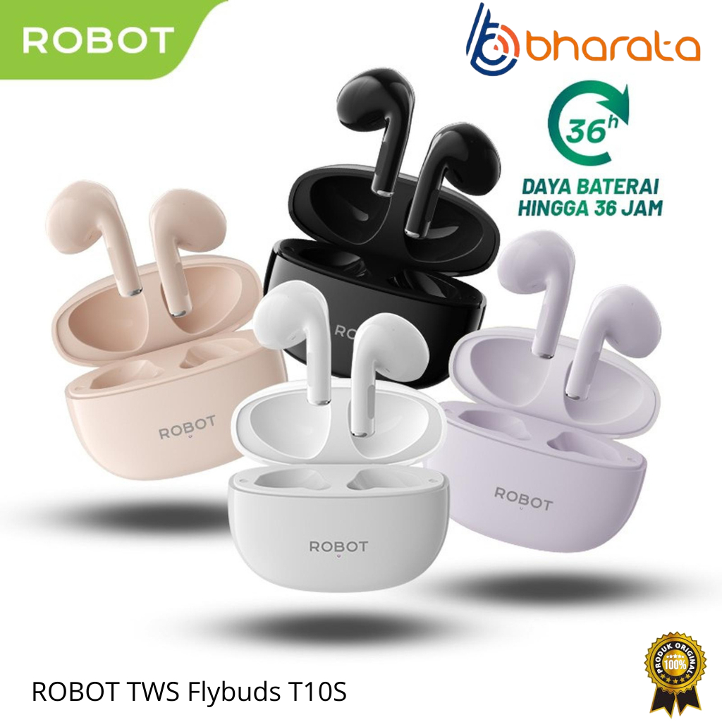 ROBOT Flybuds T10S TWS Earphone  Bluetooth