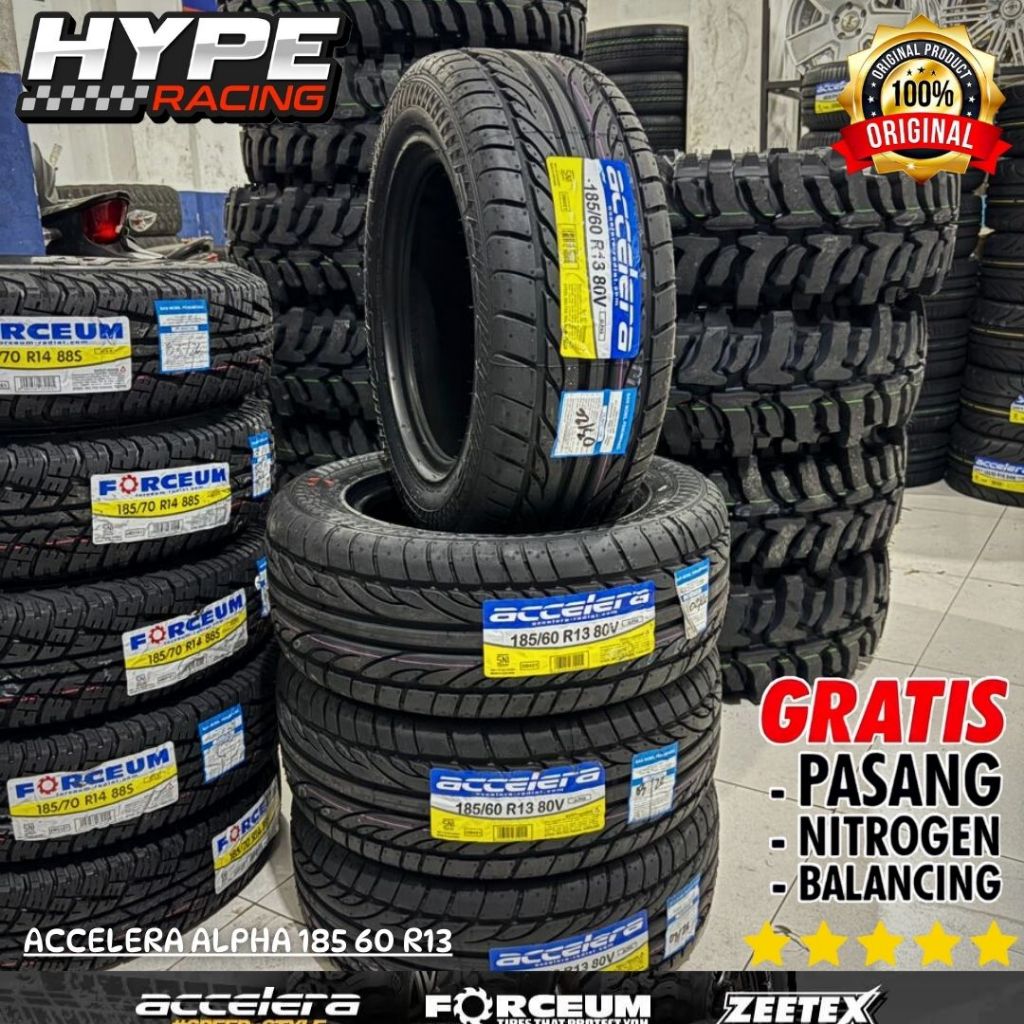 Ban Mobil ACCELERA ALPHA 185 60 R13 - ban Rotation Ring 13 Murah
