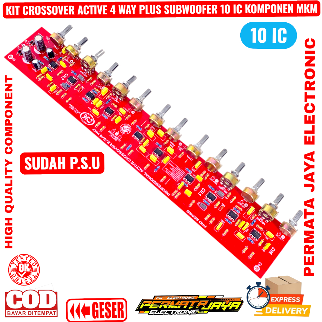 Apapuuuun Kit Crossover 3/4 Way Subwoofer Full Mkm 10 Ic Ori Dje Pro Series