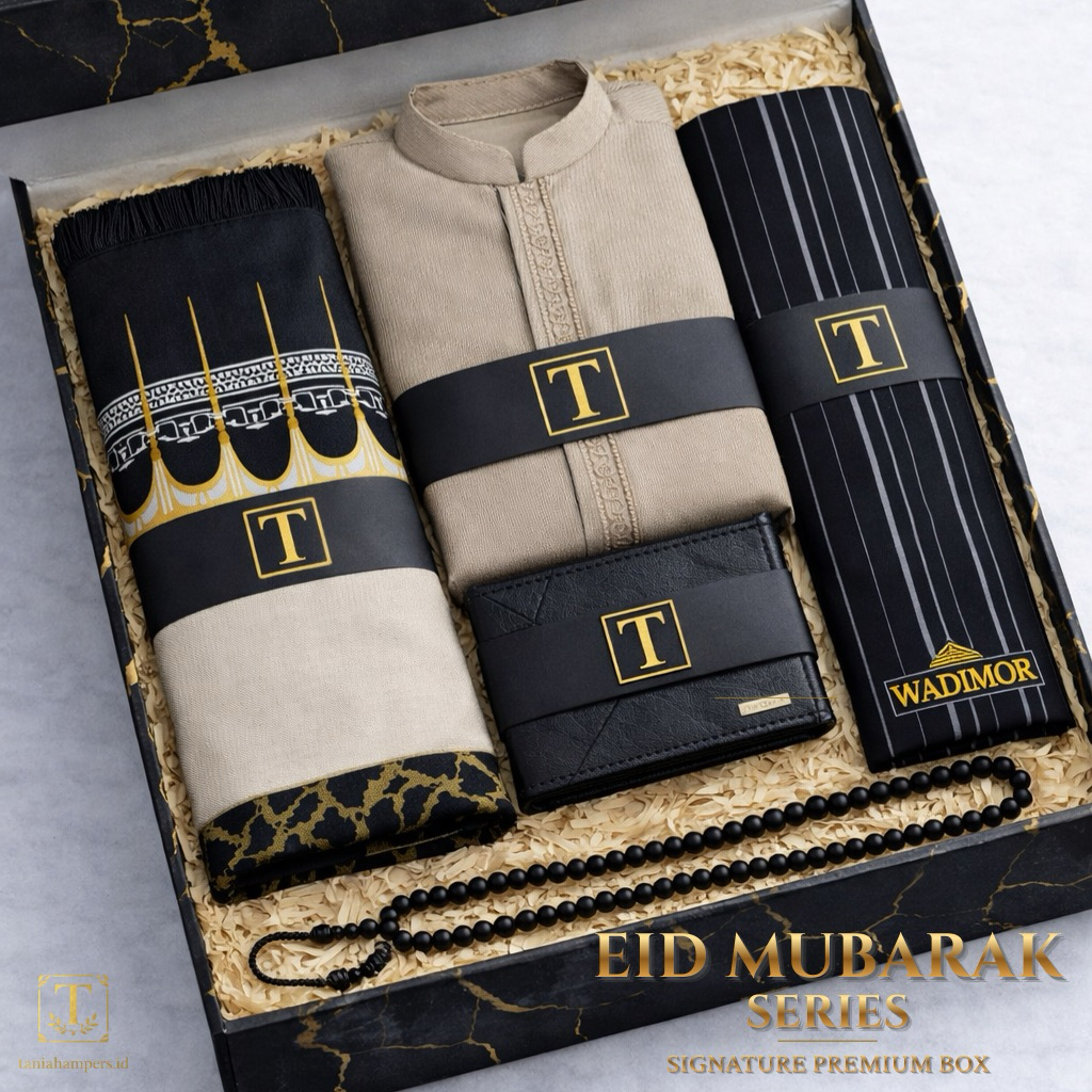 taniahampers.id EID MUBARAK Series Hampers Lebaran | Kado Idul Fitri Eksklusif | Baju Koko Sarung Sa