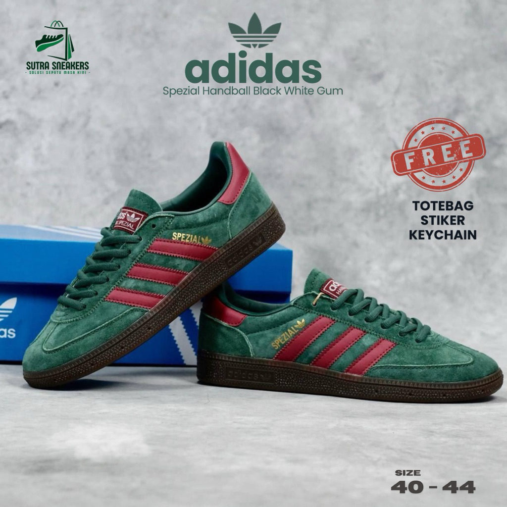 Adidas Spezial Handball Patrick Green Red Sneakers
