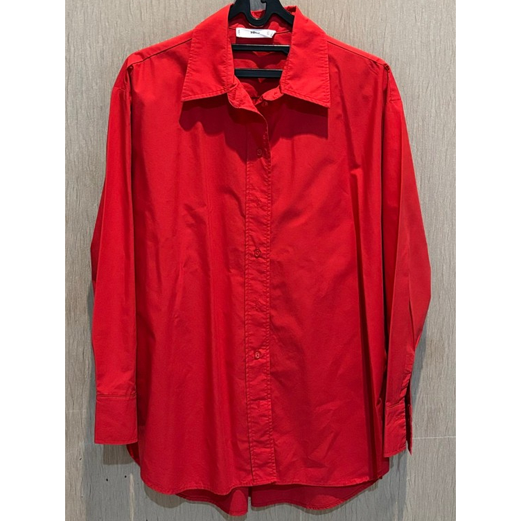 [PRELOVED] Mango 100% Cotton Shirt Kemeja Wanita