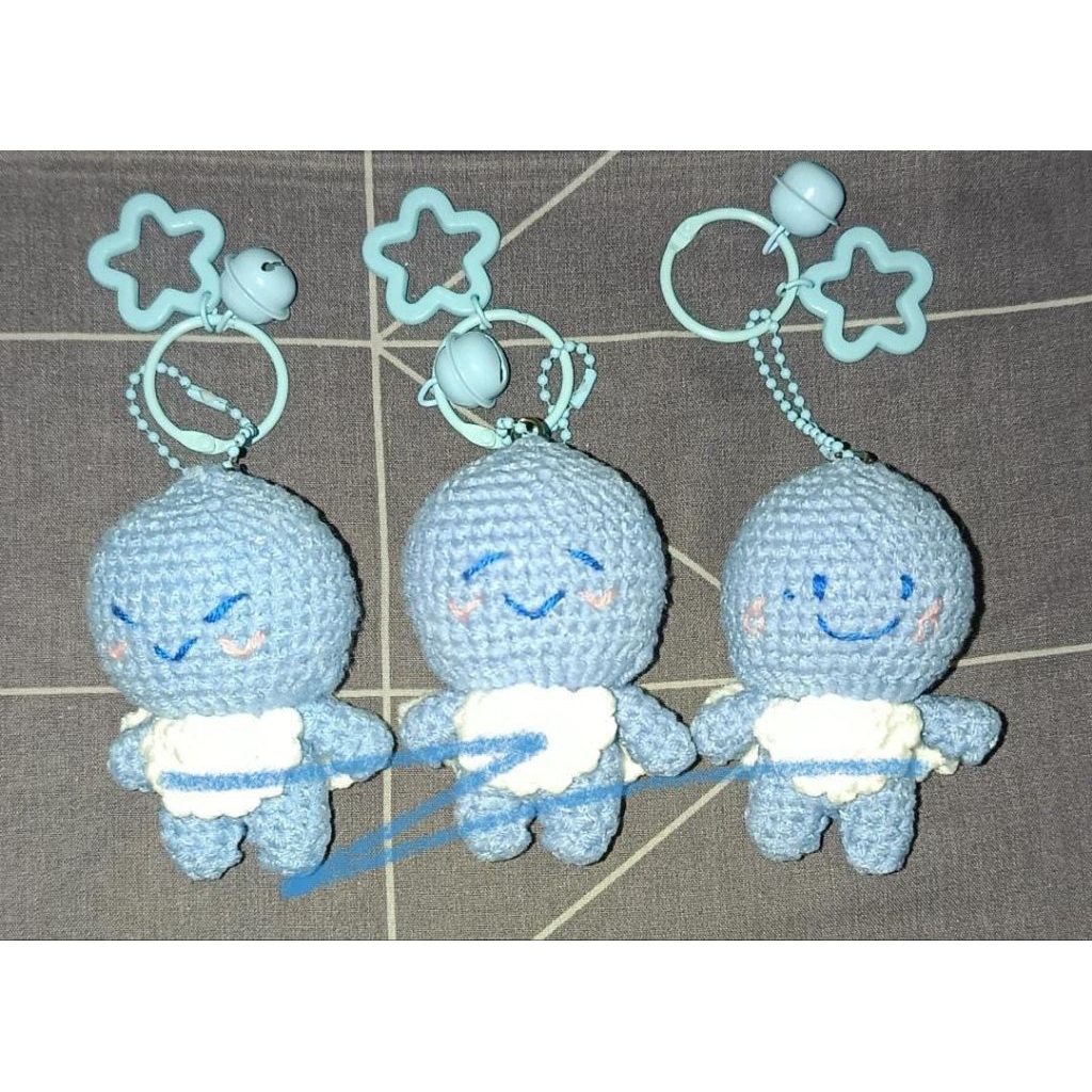 SUPER JUNIOR suju yesung crochet doll keychain rajut