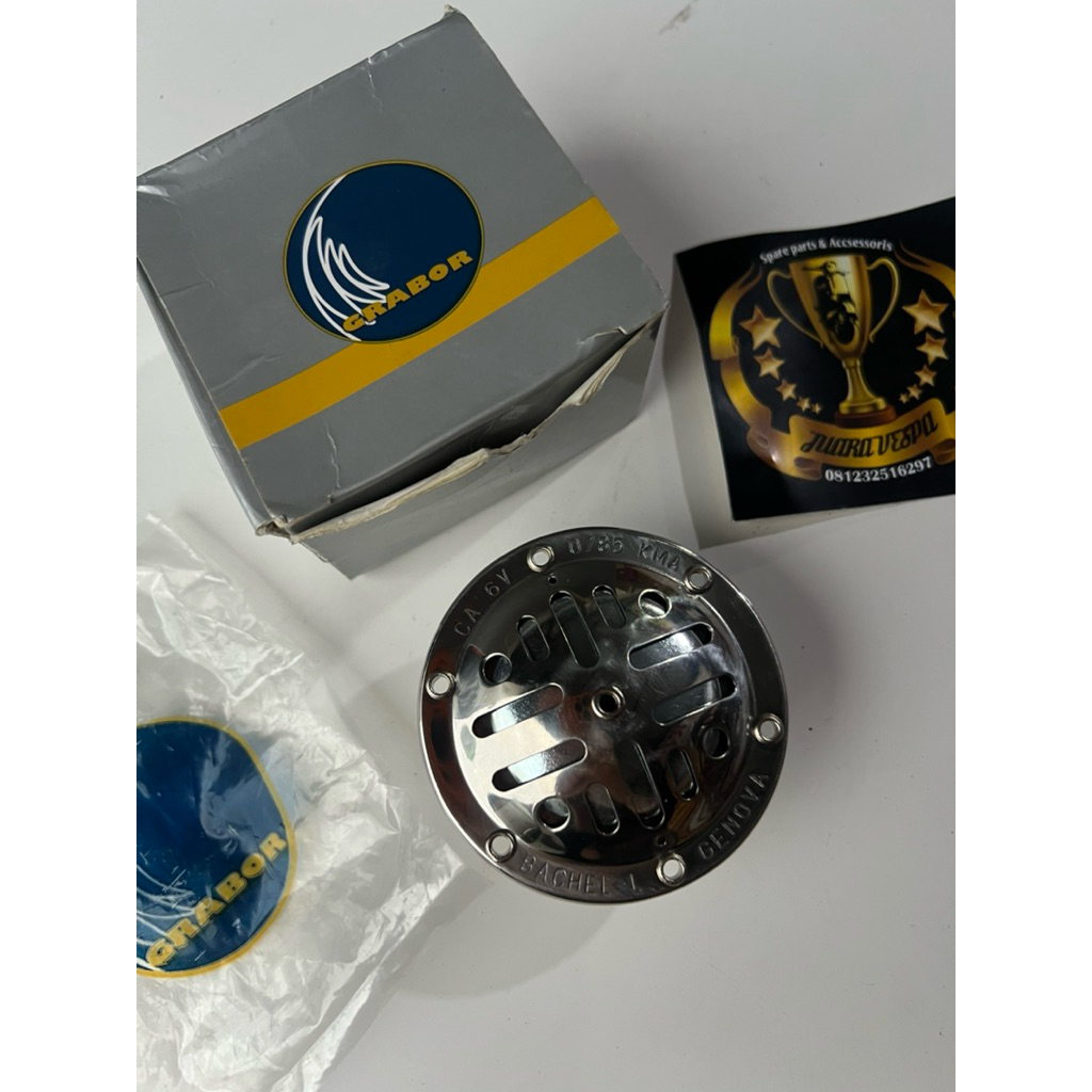 Klakson Vespa PTS Spesial Original Siem Grabor